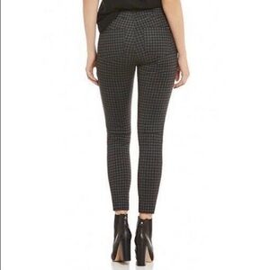 Sanctuary Red And Black Tiny Check Pull On Leggings